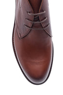 Men's Lace-up Leather Boots | Derimod