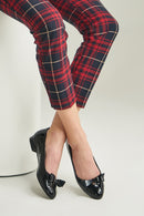 Women's Bow Patent Leather Ballerinas | Derimod
