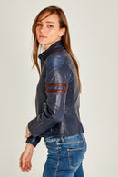 Stop Women's Leather Jacket | Derimod