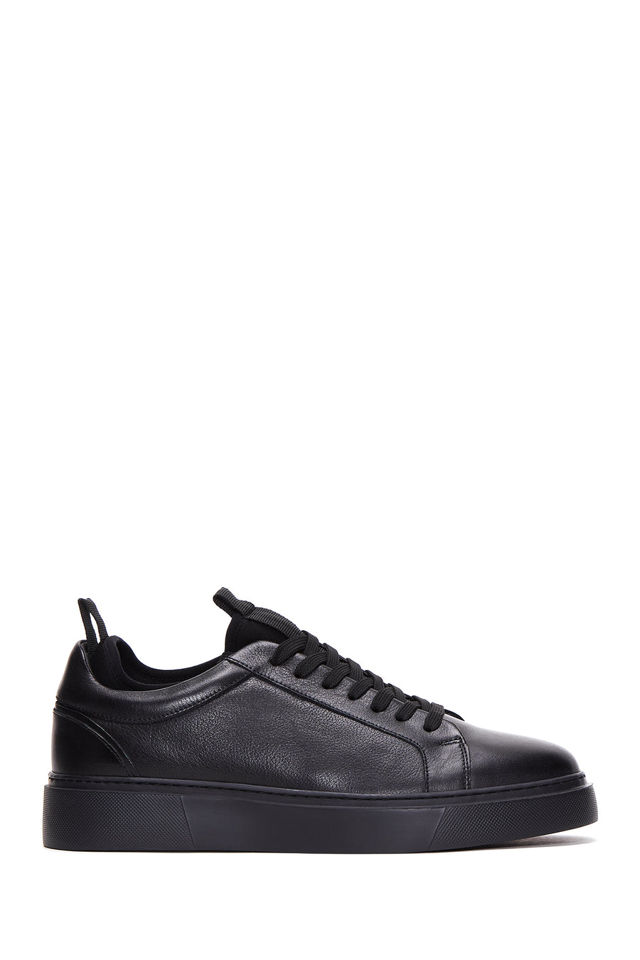 Erkek Siyah Deri Sneaker 22WFD612918 | Derimod