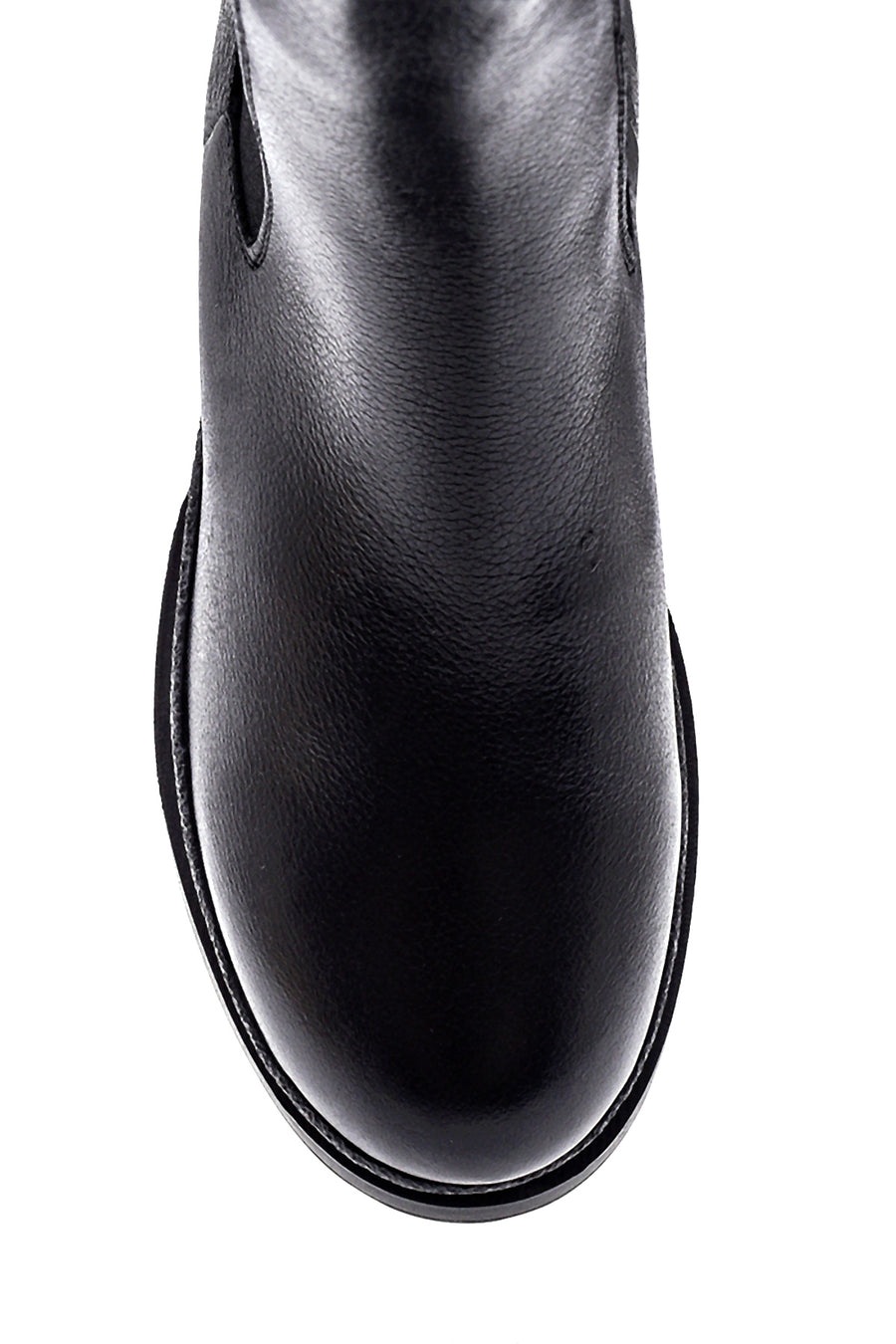 Women's Leather Thick Soled Chelsea Boots