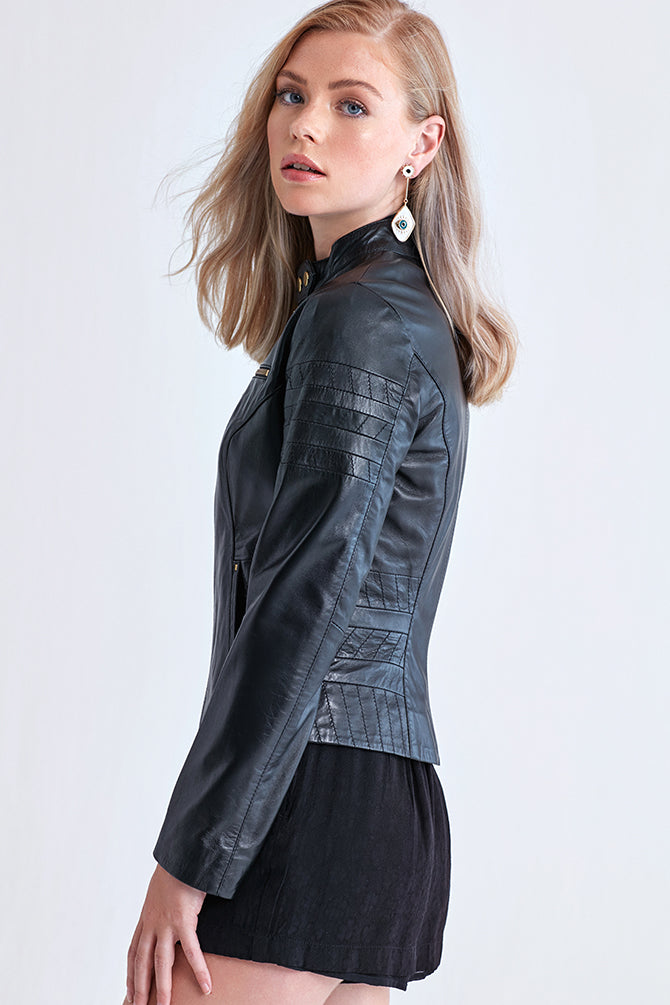 Nina Women's Leather Jacket