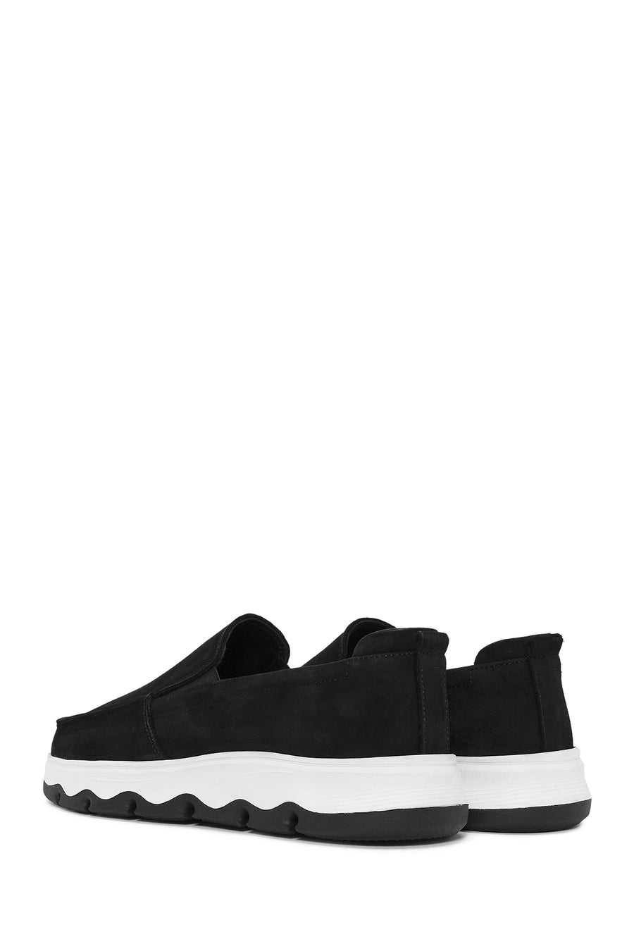 Erkek Siyah Nubuk Deri Comfort Loafer