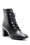 Women's Heeled Leather Boots | Derimod