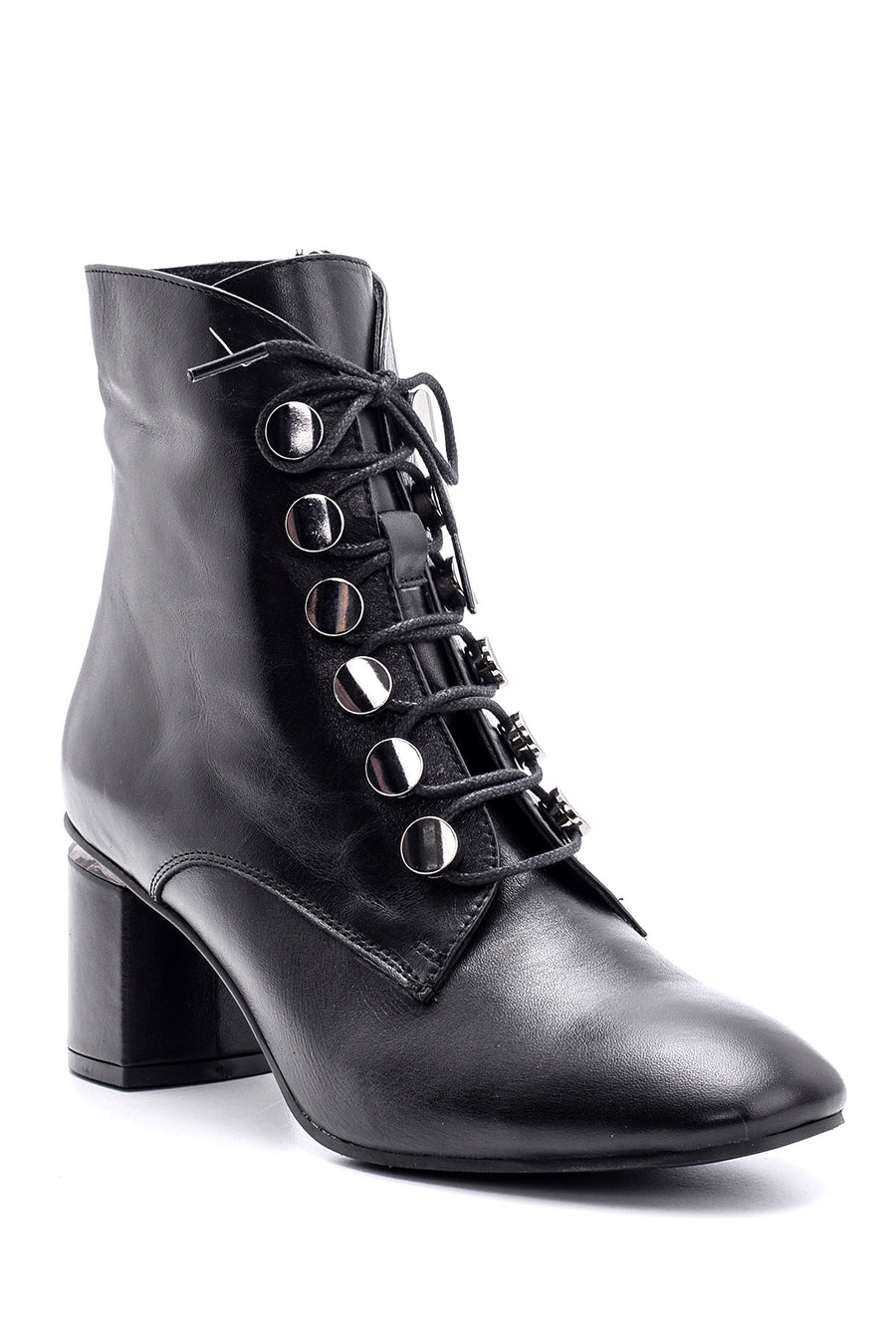 Women's Heeled Leather Boots