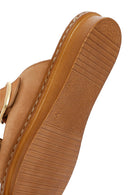 Woman Powder Buckled Suede Comfort Slipper | Derimod