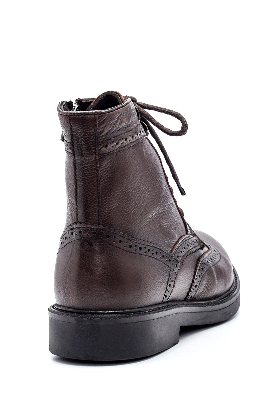 Men's Leather Zippered Casual Boots