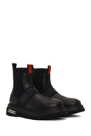 Harley Davidson Male Black Polperro Leather Chelsea Boots | Derimod