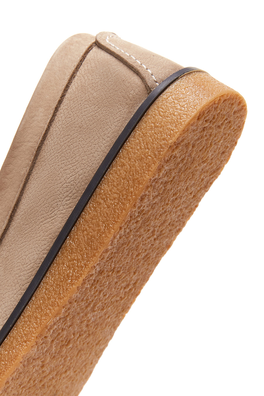 Erkek Bej Deri Casual Loafer