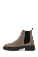 Men's Mink Suede Leather Chelsea Boots | Derimod