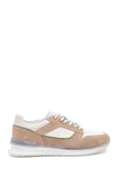 Men's Beige Leather Sneaker | Derimod