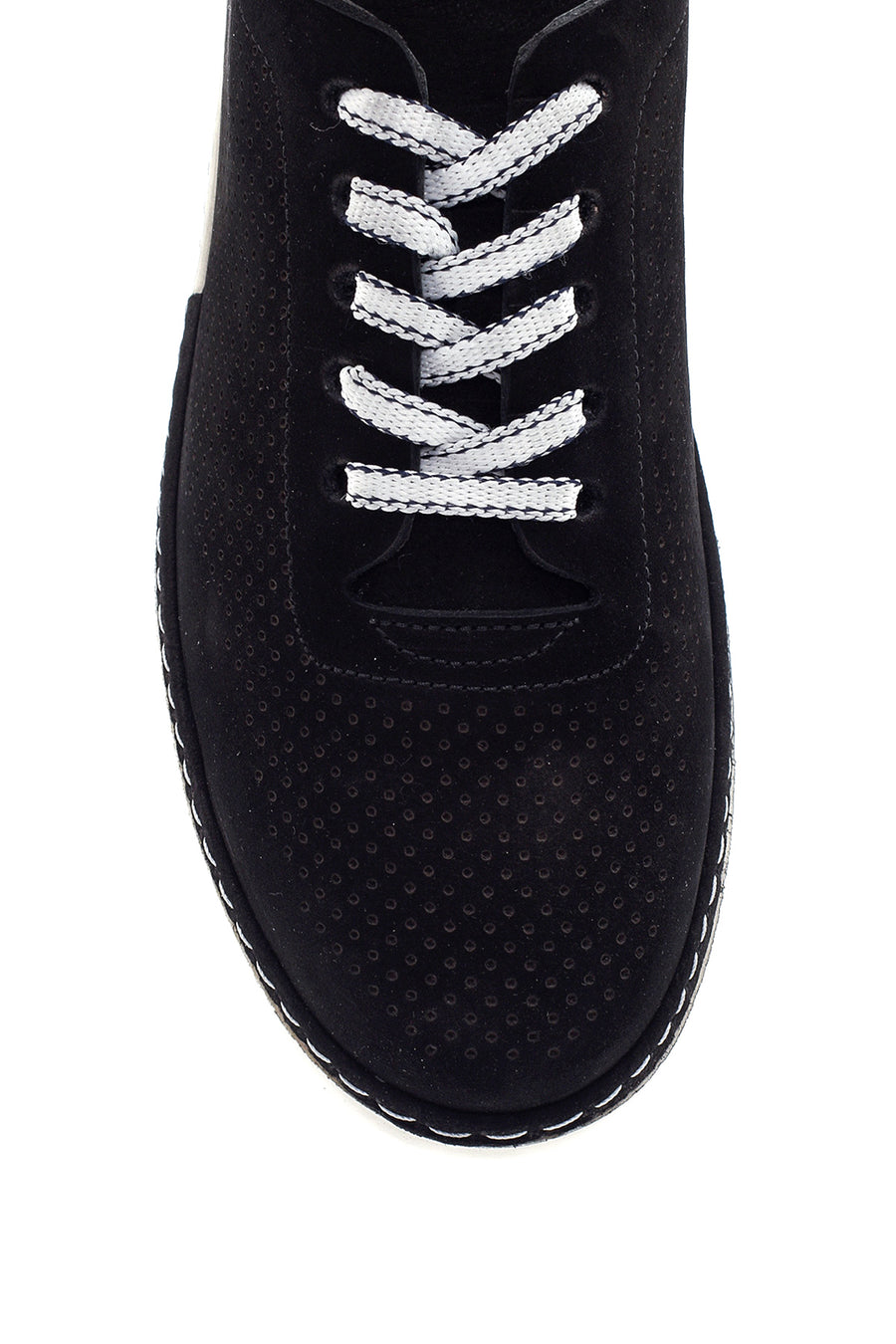 Men's Leather Perforated Shoes