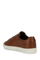 Geox Men's Brown Regio Lace-up Leather Sneaker | Derimod