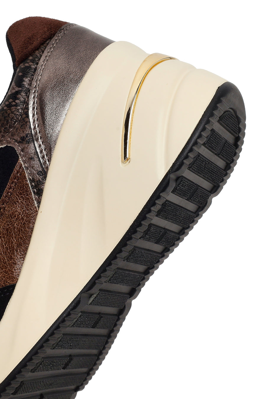 Kadın Siyah Bağcıklı Dolgu Topuklu Sneaker
