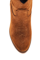 Women's Suede Cowboy Heeled Boots | Derimod