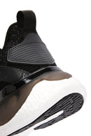 Derimod Zero Men's Black Lace-Up Thick Soled Fabric Sneaker | Derimod