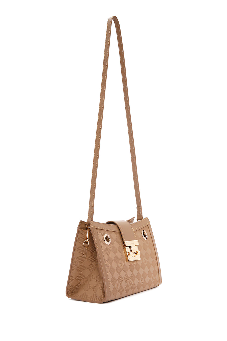 Women's Brown Long Strap Shoulder Bag