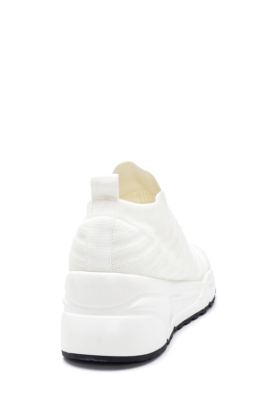 Kadın Beyaz Kalın Tabanlı Sneaker