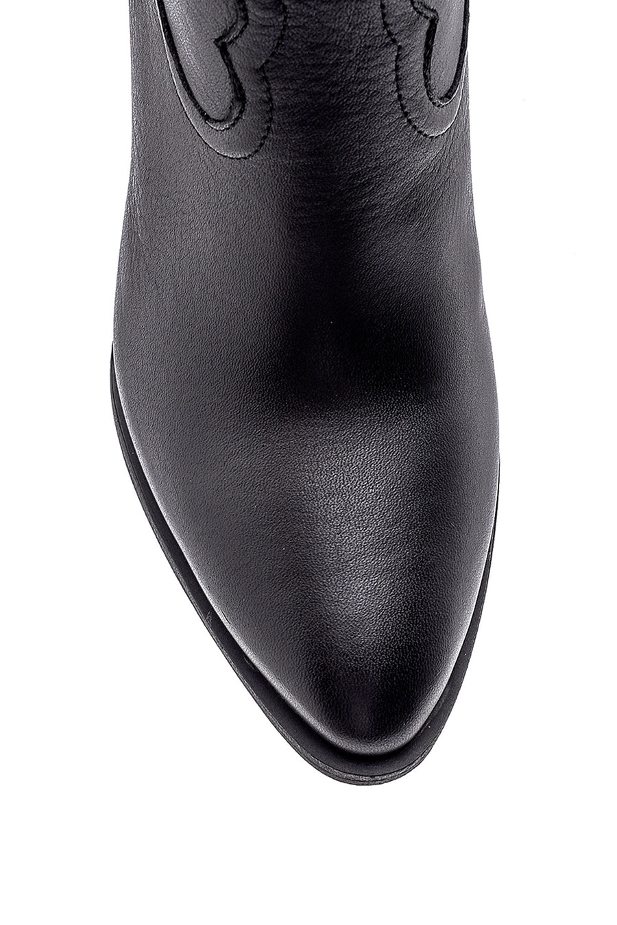 Women's Leather Heeled Boots