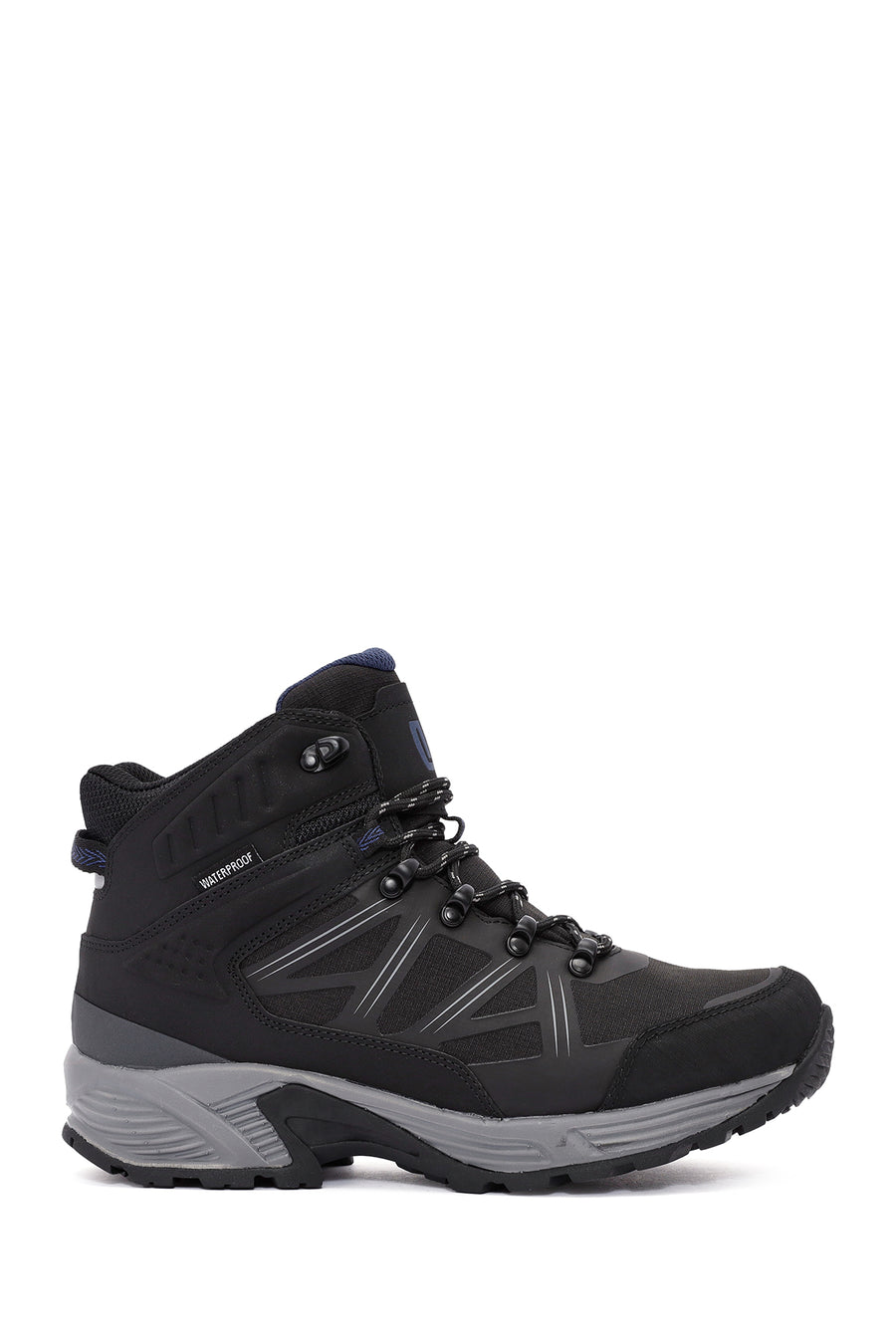 Derimod Dry Male Black Lace-up Waterproof Outdoor Boot 25WFD694214 | Derimod