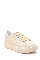Kadın Deri Desenli Sneaker | Derimod