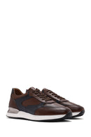 Men's Tan Lace-up Leather Sneaker | Derimod