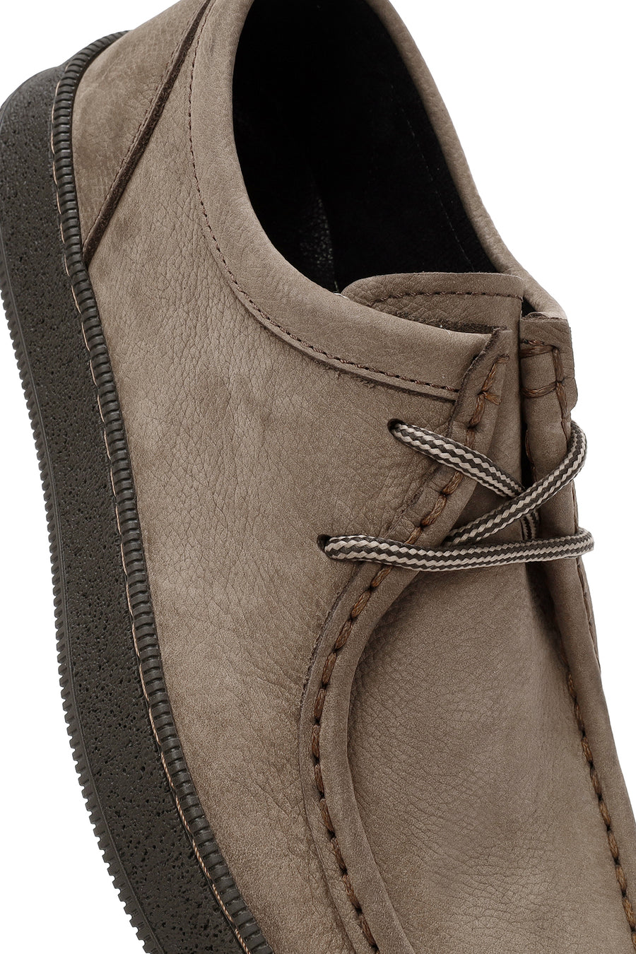 
Men's Mink Lace-Up Nubuck Leather Casual Shoes

