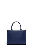 Woman Navy Printed Long-Strap Shoulder Bag | Derimod