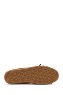 Women's Tan Tassel Suede Leather Loafer | Derimod