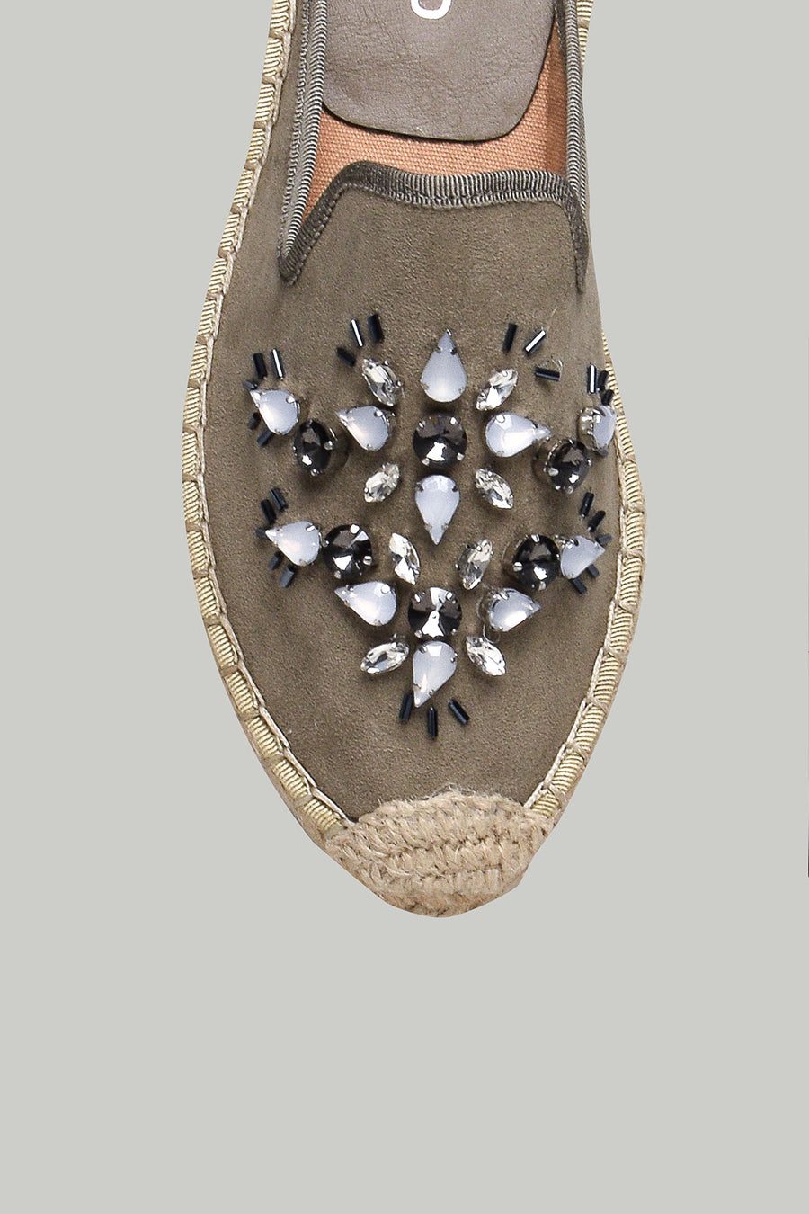Women's Beaded Espadrille Slippers
