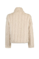 Andermatt Woman White Short Teddy Coats | Derimod