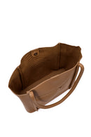 Women's Tan Patterned Shoulder Bag | Derimod