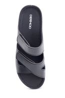 Women's Wedge Heel Banded Casual Slippers | Derimod