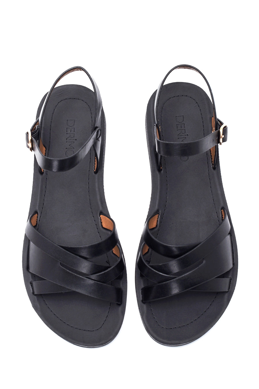 Kadın Siyah Casual Topuklu Sandalet