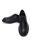 Male Black Lace-Up Leather Casual Shoes | Derimod