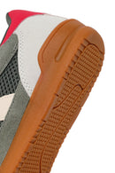Kadın Yeşil Bağcıklı Deri Sneaker | Derimod