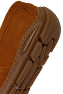 Men's Tan Suede Leather Casual Loafer | Derimod