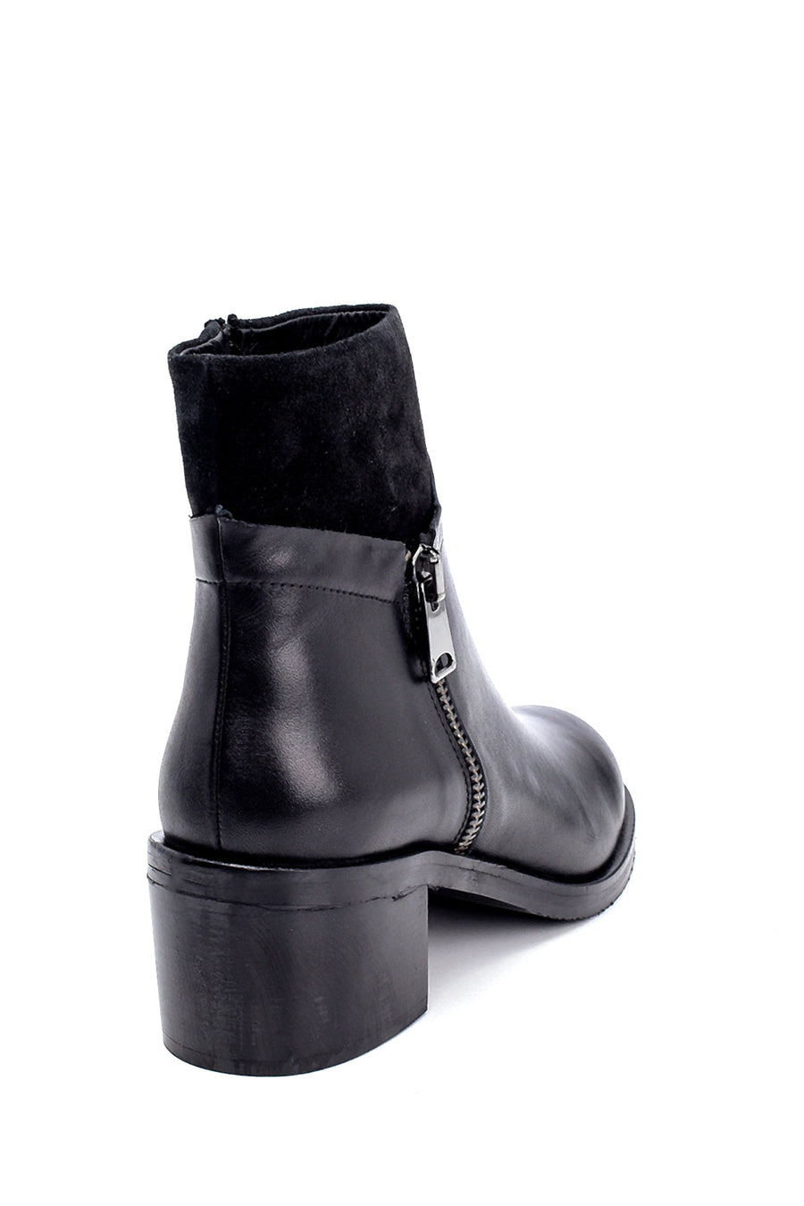 Women's Leather Heeled Boots