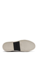 Male Black Leather Sneaker | Derimod
