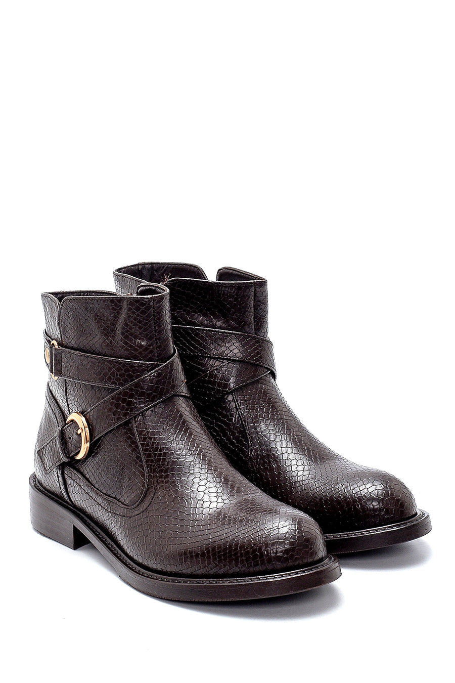 Women's Snakeskin Patterned Boots