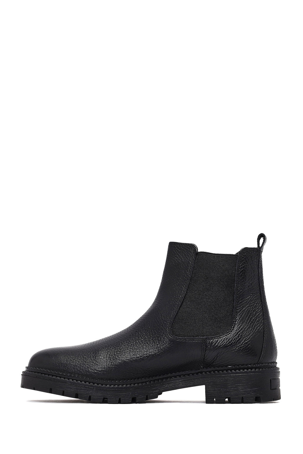 Kadın Siyah Deri Chelsea Bot