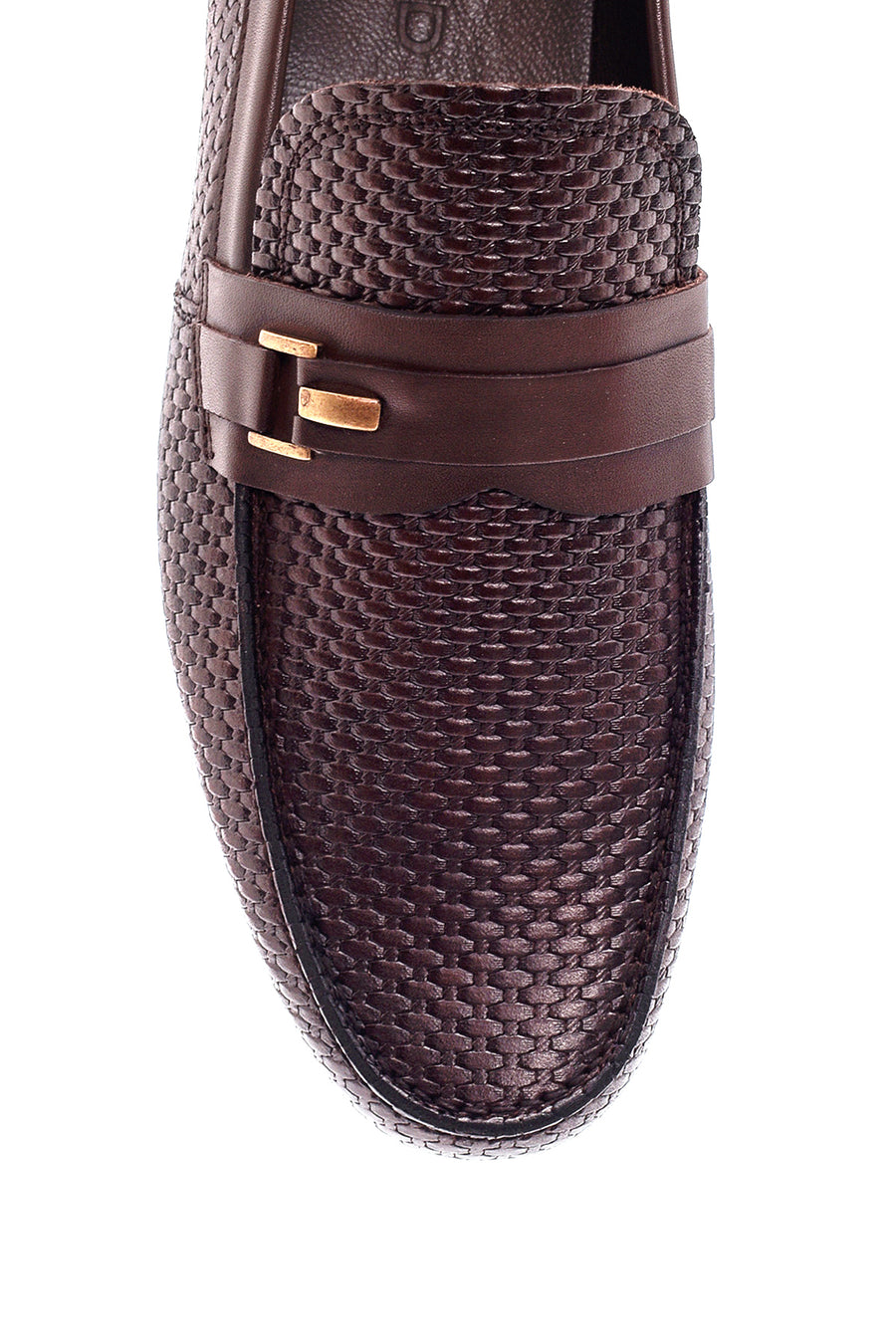 Erkek Deri Baskılı Loafer