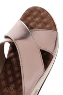 Women's Bronze Comfort Slippers | Derimod