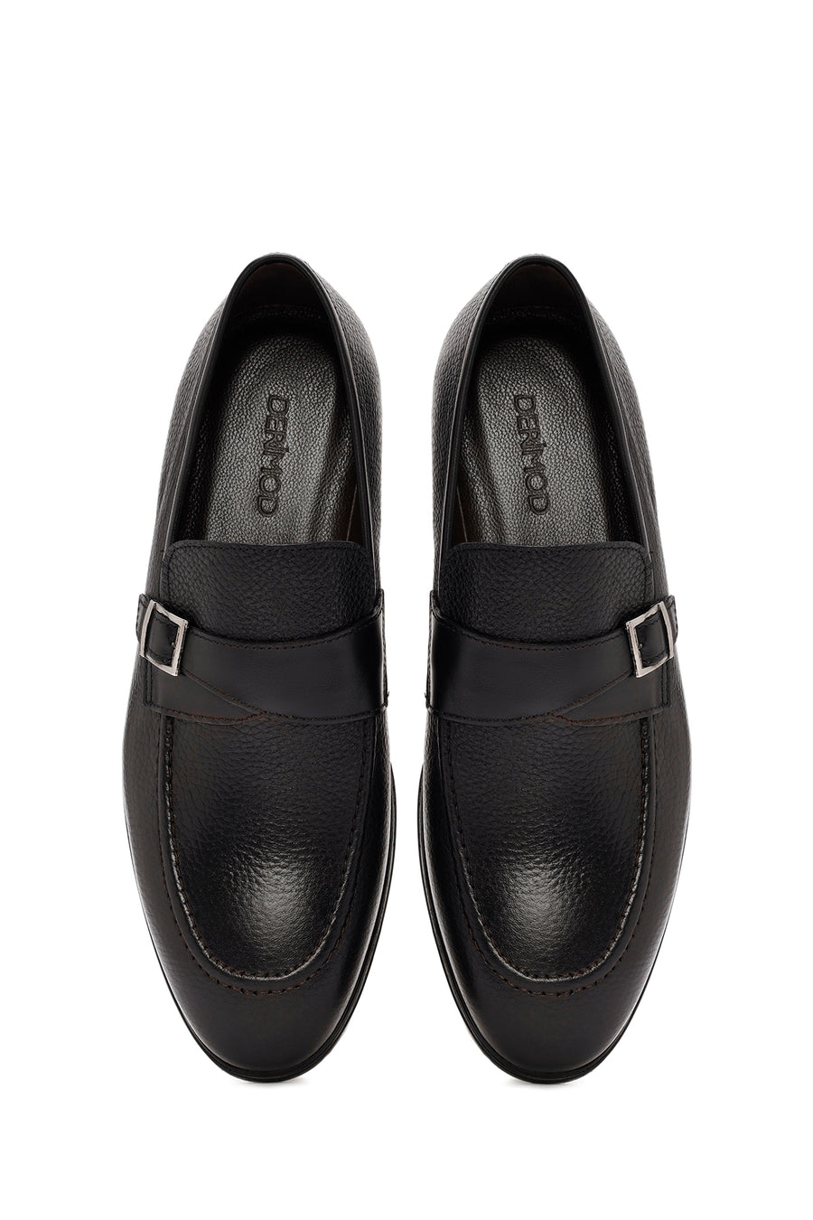 Erkek Siyah Deri Casual Loafer