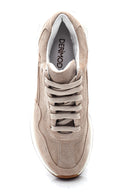 Women's Suede Leather Sneaker | Derimod