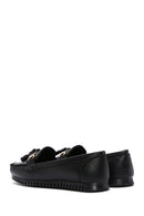 Women's Black Tassel Detailed Loafer | Derimod