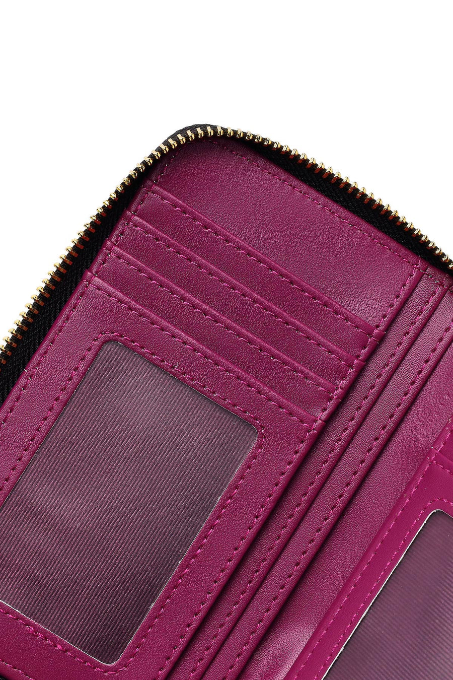 Woman Black Printed Wallet