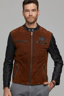 Gasol Men's Leather Jacket | Derimod