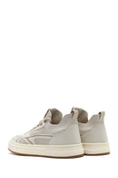 Men's Beige Lace-up Leather Sneaker | Derimod