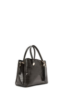 Women's Gray Long Strap Crocodile Handbag | Derimod
